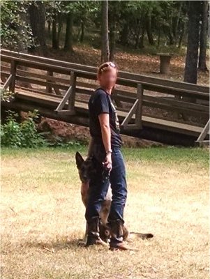 Walking off leash in the park